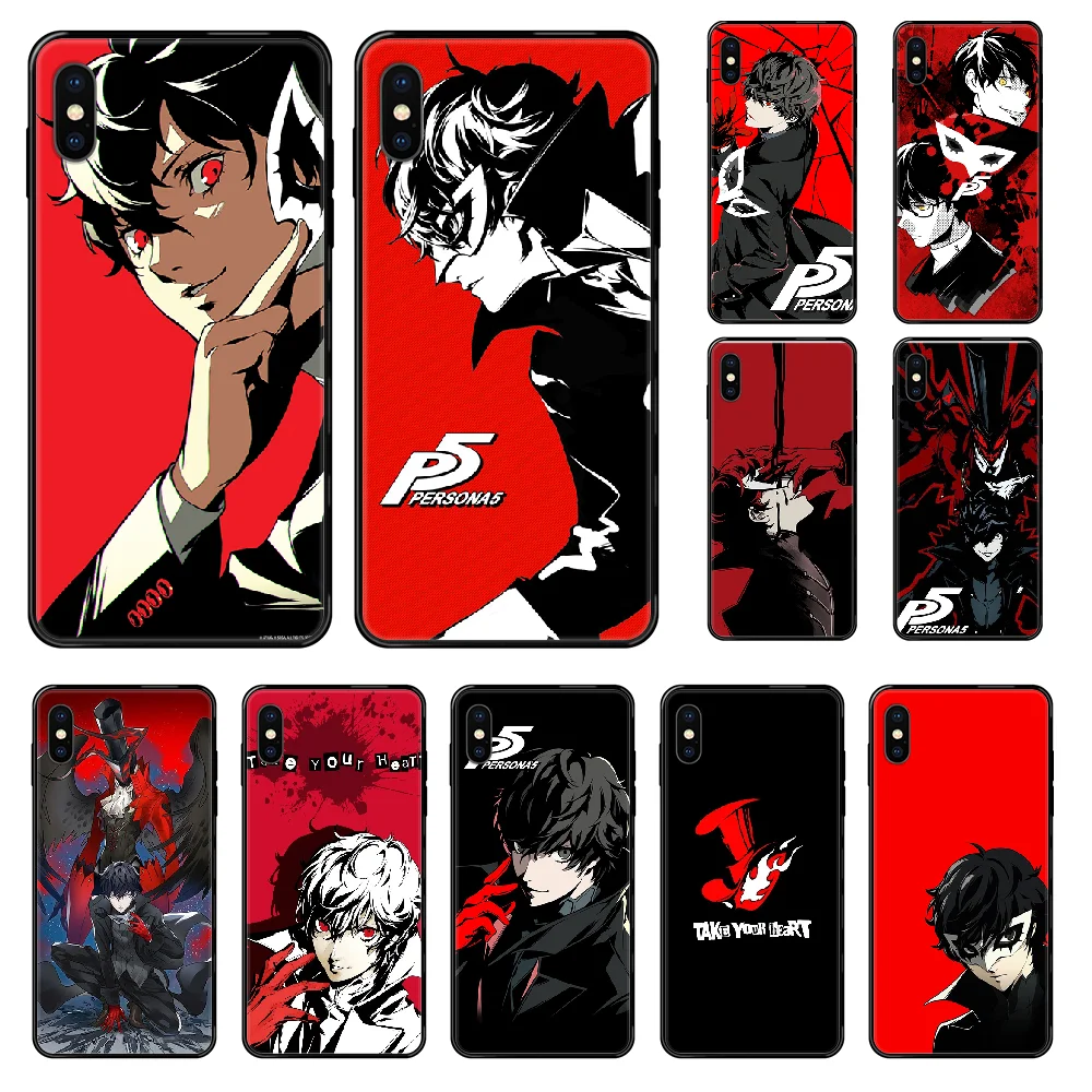 Persona 5 Take Your Heart Phone case For iphone 4 4s 5S SE 5C 6 6S 7 8 plus X XS XR 11 PRO MAX 2020 black fashion bumper trend | Мобильные