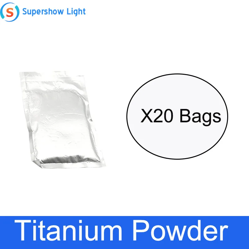 

20 Bags/Pack Titanium Powder Cold Firework Machine DMX Stage Cold Sparkler Fountain Machine