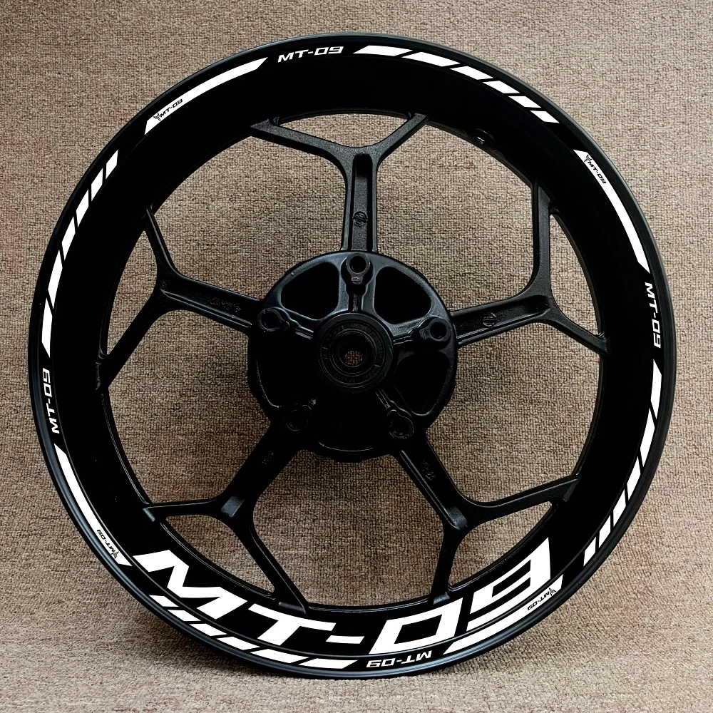 Yamaha Mt09 Motorcycle Wheel Hub MT-09 Decal Modification Full Set Of 17 Inch Rim Reflective Stickers