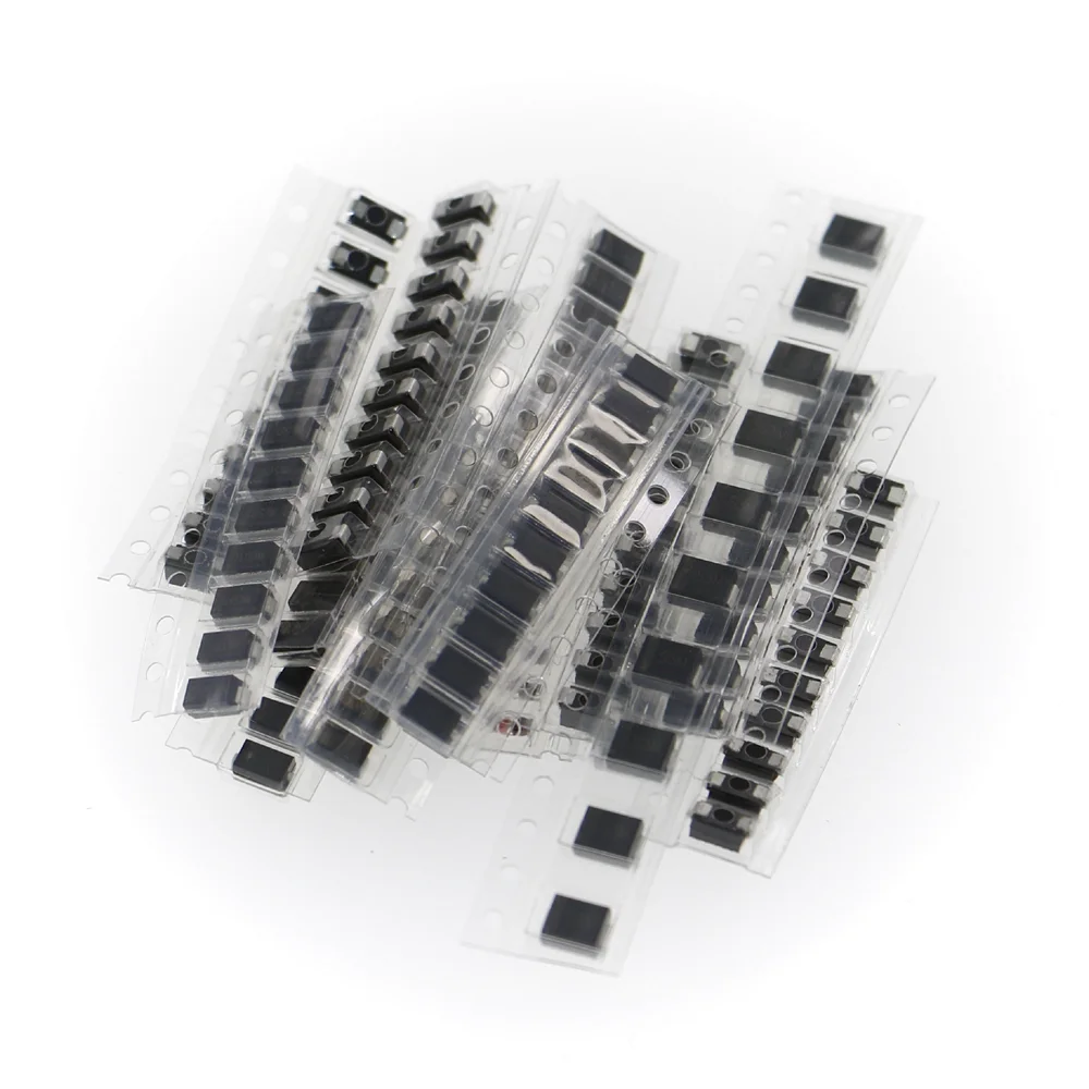 Набор диодов Шоттки SMD с быстрым переключением (M1 M4 M7 S1M S2M S3M SS14 SS16 SS24 SS26 SS34 SS36 RS1M US1M