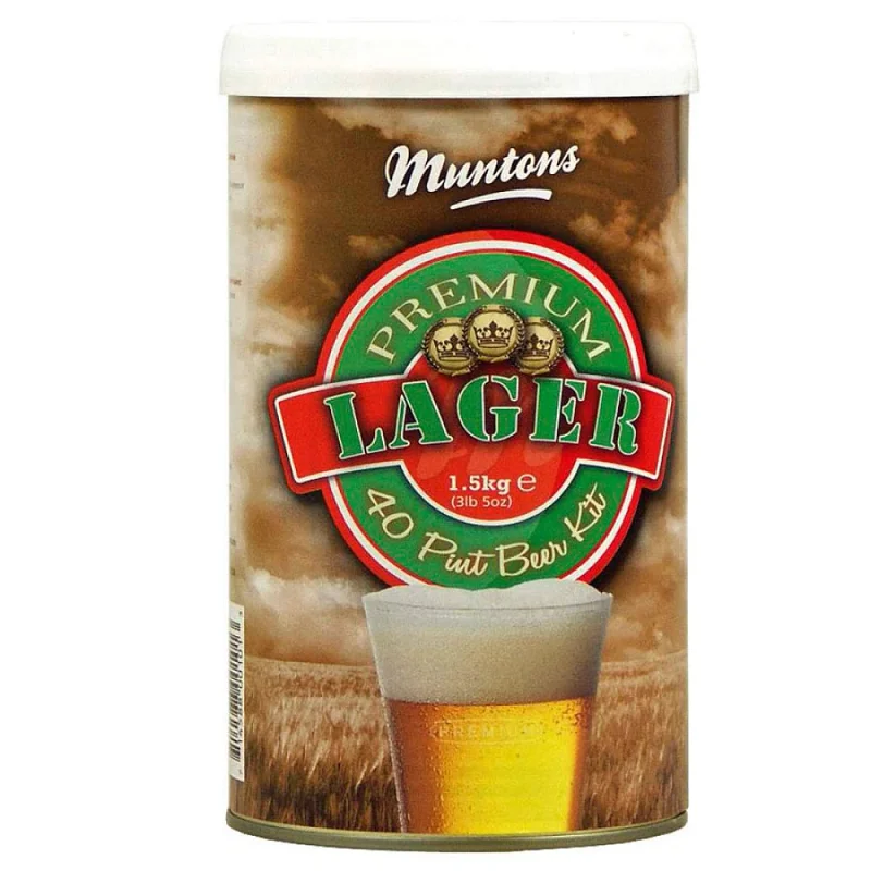 Охмеленный солодовый экстракт Muntons — Lager 1.5 кг | Дом и сад