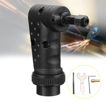

DOERSUPP Right Angle Converter 90 Rotary Tool Adapter Kits Fit for Electric Grinder Attachment