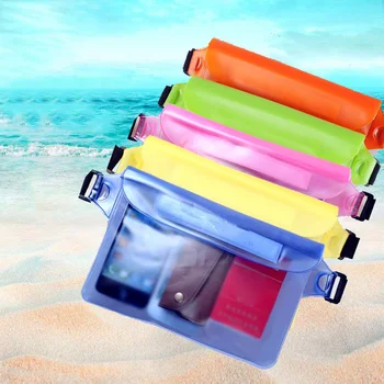

Outdoor Waterproof Swimming Bag Ski Drift Diving Waist Pack Bag Underwater Mobile Phone Bags Case Cover For Beach Boat Sports