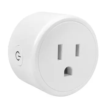 

Smart Socket Wireless WiFi Remote Socket Adaptor Mobile APP Control Supports Amazon ECHO Google Home IFTTT US Plug
