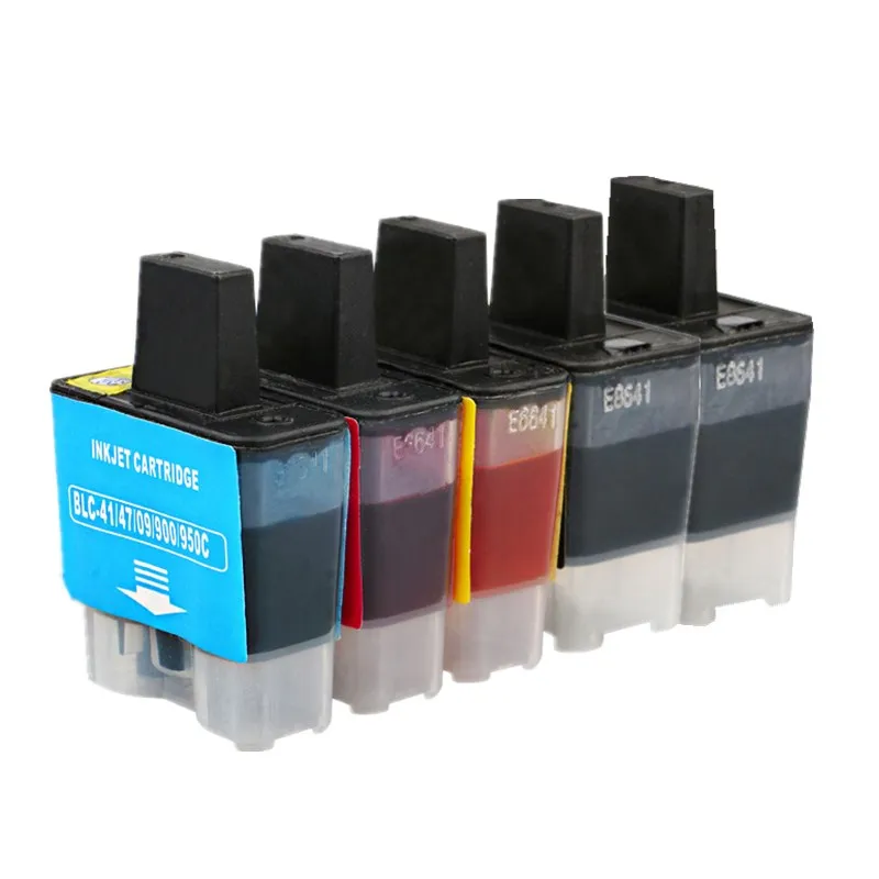 1SET 1BK 5PCS LC 09 41, 47(Европа) 900 950 чернильные картриджи DCP-340CW MFC 210C 215C 410CN 420CN 425CN 610CLN 610CLWN струйный принтер - Цвет: 1SET 1BK 5PCS