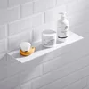 Brushed Gold Black White Bathroom Storage Rack 30-50cm Modern Bathroom Shelves Kitchen Wall Shelf Home Accessories 3