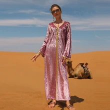 

Ramadan Eid Mubarak Kaftan Abaya Dubai Turkey Islam Muslim Dress Prayer Clothes For Women Robe Musulmane Longue Djellaba Femme