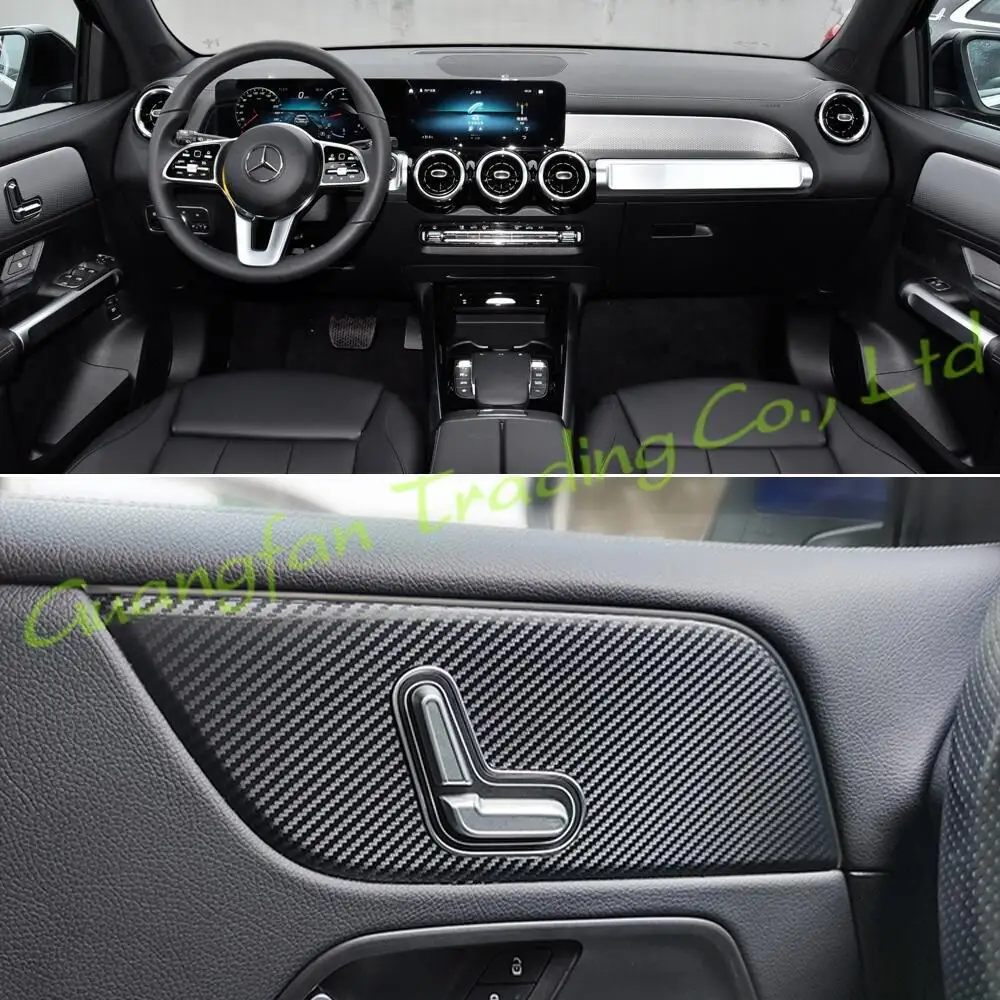 

For Mercedes Benz GLB 180 200 Year 2020-2021 3D/5D Carbon Fiber Car Inner Trim Cover Interior Sticker Decorative Accessories