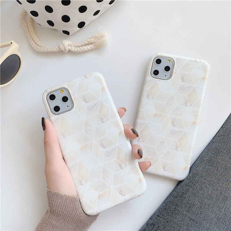 Ретро мода Обычный Алмазный чехол для телефона для iphone 11 11Pro Max X 7 6S 6 8 Plus модный винтажный задний Чехол TPU чехол s