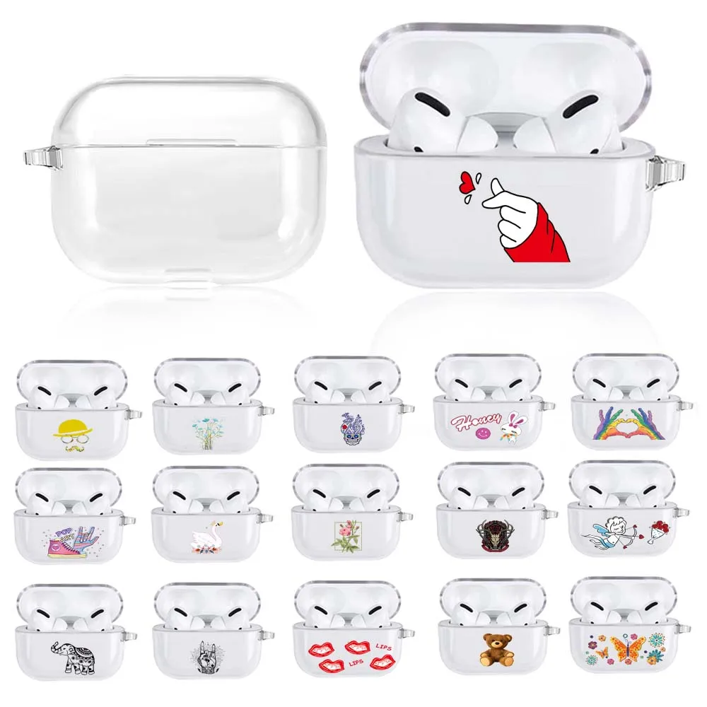 

For Apple AirPods Pro Silicone Protective Sleeve Anti-fall Bluetooth Sem Fio Anti-fall Fone De Ouvido Capa Earphone Accessories
