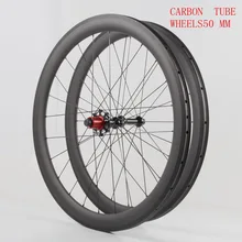Набор колес из углеродного волокна, набор колес для велосипеда, набор колес 120, набор колес 454, набор колес для шоссе 50, нож из углеродной стали, регулируемая трубчатая шина