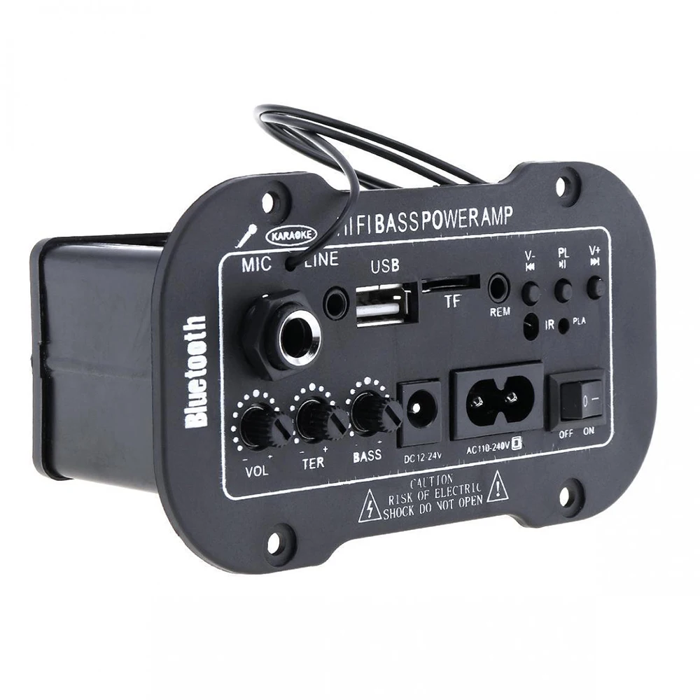 12 V/24 V 220V Hi-Fi 5 дюймов в тире Bluetooth бас усилитель мощности автомобильный усилитель микрофона SD USB DVD автомобильные аксессуары автотовары