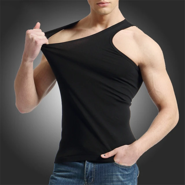 TFETTER Men's Underwear Cotton Tank Top Men High Quality Bodybuilding Singlet Sleeveless Slim Fit Vest Men Tank Tops 2