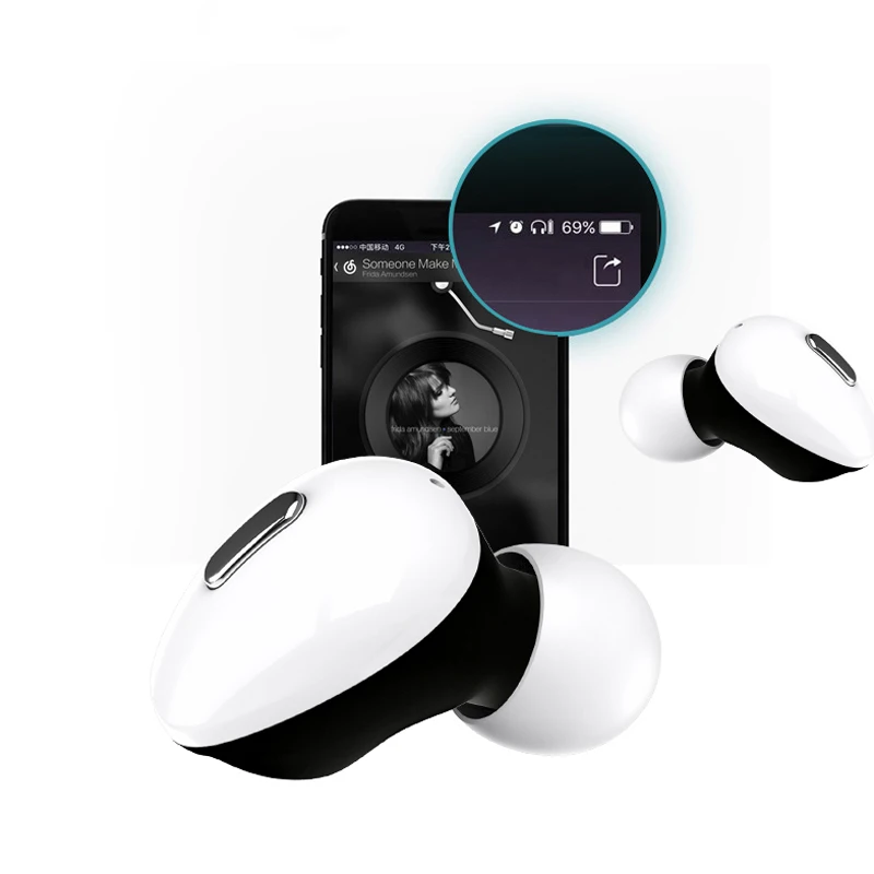 Мини Bluetooth 5,0 настоящие беспроводные TWS наушники, 3D стерео бас гарнитура, спортивные наушники для бега с микрофоном для телефона