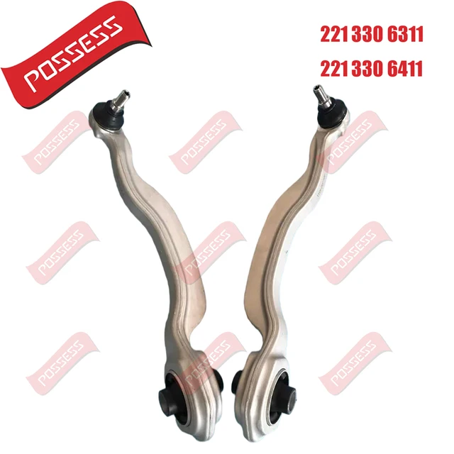 A Pair of Front Lower Suspension Curve Control Arm For Mercedes Benz S-class W221 Two-Drive, OE 2213306311 2213306411 1