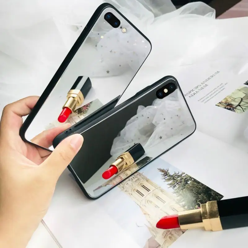Ультратонкое Зеркало чехол для iphone 11 Pro Max чехол для телефона iphone 6 S Plus силиконовый чехол для iphone XS Max Xr X 7 8 Plus