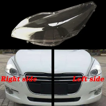 

For peugeot 508 2011 2012 2013 2014 Front Headlamps Cover Transparent Lampshade Headlight Shell Mask Protective Cover Glass gtr