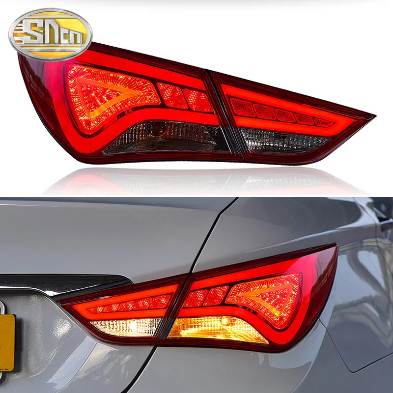 Задний светодиодный фонарь для Hyundai Sonata 2011 2012 2013 2014 подключи и работай DRL + тормоз