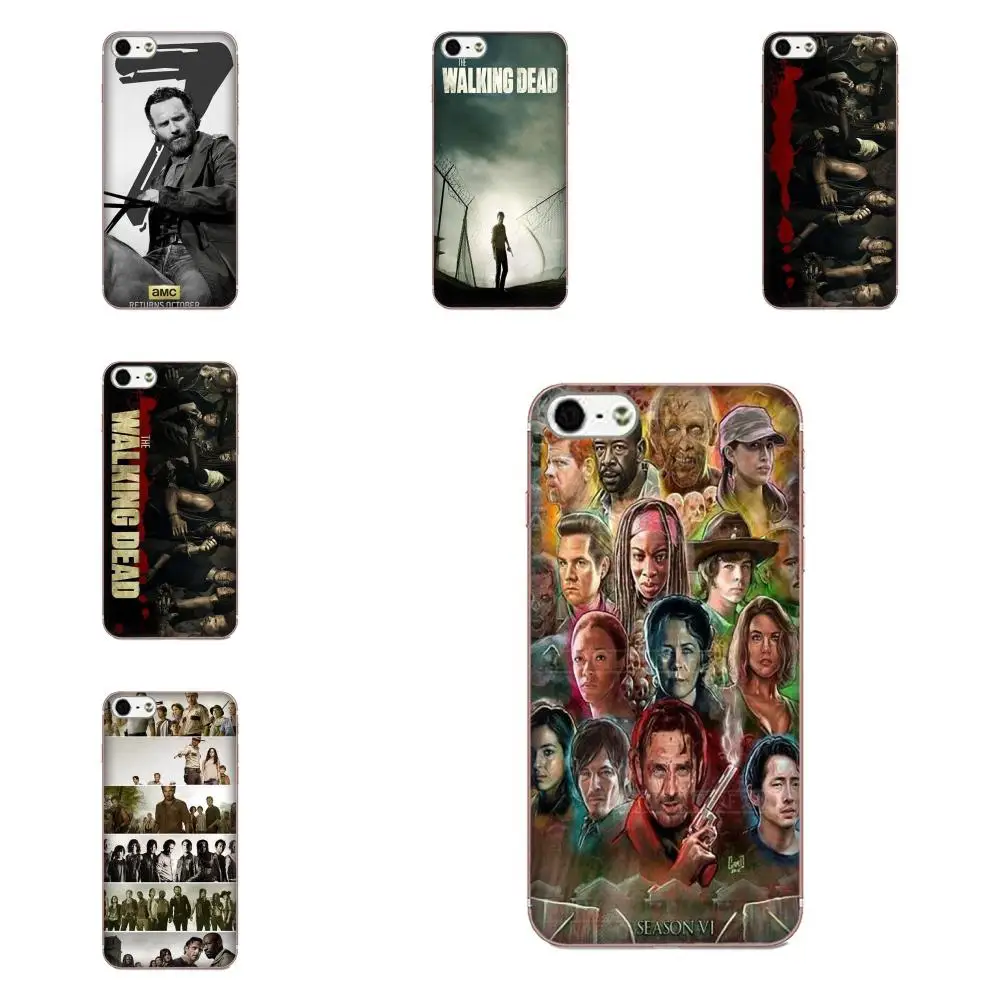 Мягкая Нескользящая ТПУ для Huawei Honor Mate Nova Note 20 20s 30 5 5I 5T 6 7I 7C 8A 8X 9X 10 Pro Lite Play The Walking Dead