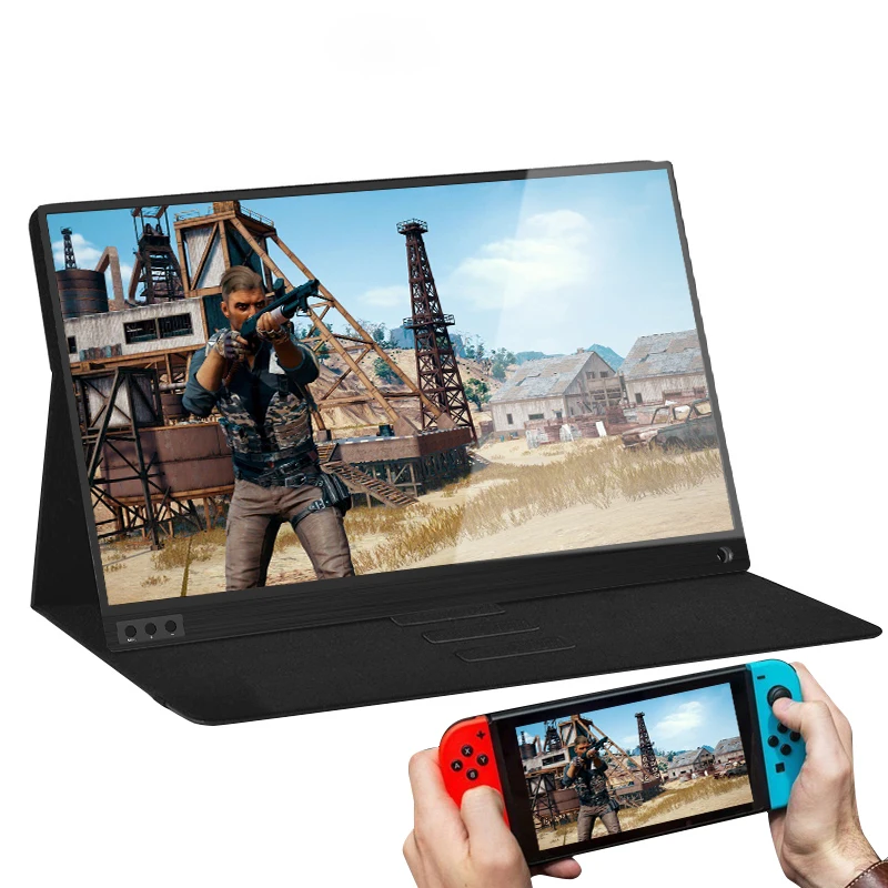 

15.6inch ultrathin portable lcd hd monitor usb type c hdmi for laptop,phone,xbox,switch and ps4 portable lcd gaming monitor