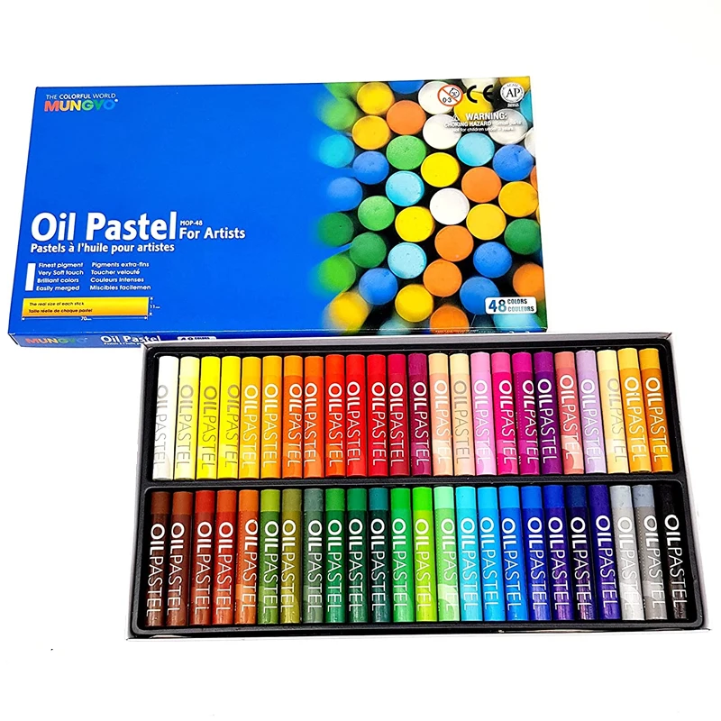 YQSWXZQP-Oil Pastels-Oil Stick-Crayon-Drawing Pastels-Oil Paint Group 48 Color Oil Powder-Suitable for Artists-Children-Kids-Students And Beginners to Paint. 