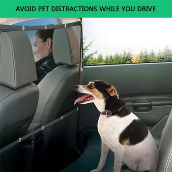 

CARPRIE Pets Dog Car Van Safety Guard Net Front Or Back Seat Barrier Nylon Mesh Car Front And Rear Partition Nets