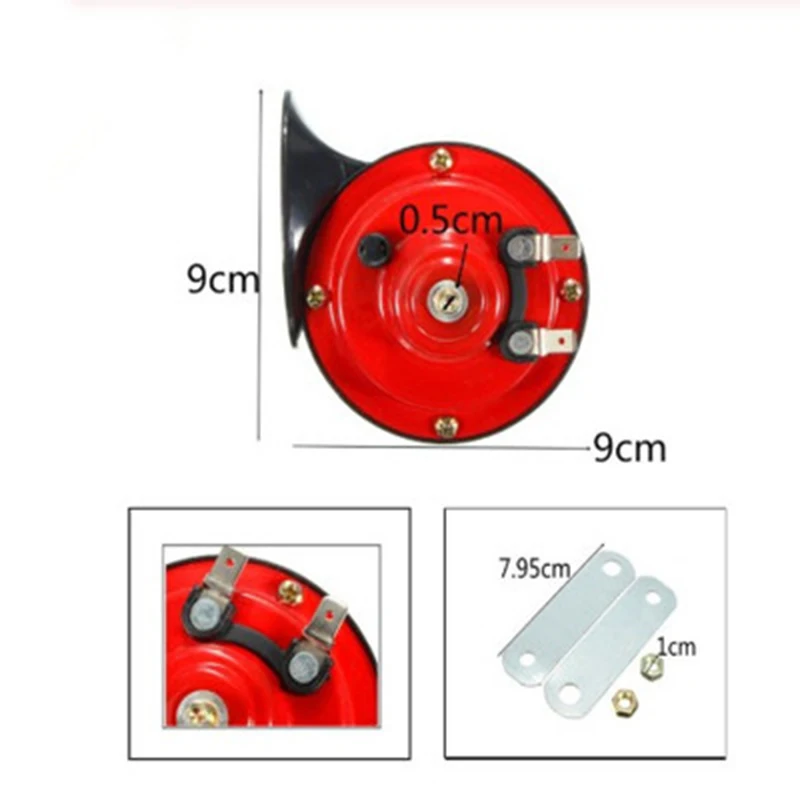 12V мотоциклов-ромкоговоритель рожка, автомобильные высоких басовых клаксон "улитка", водонепроницаемый Рог модифицированный автозапчасти, громкоговоритель