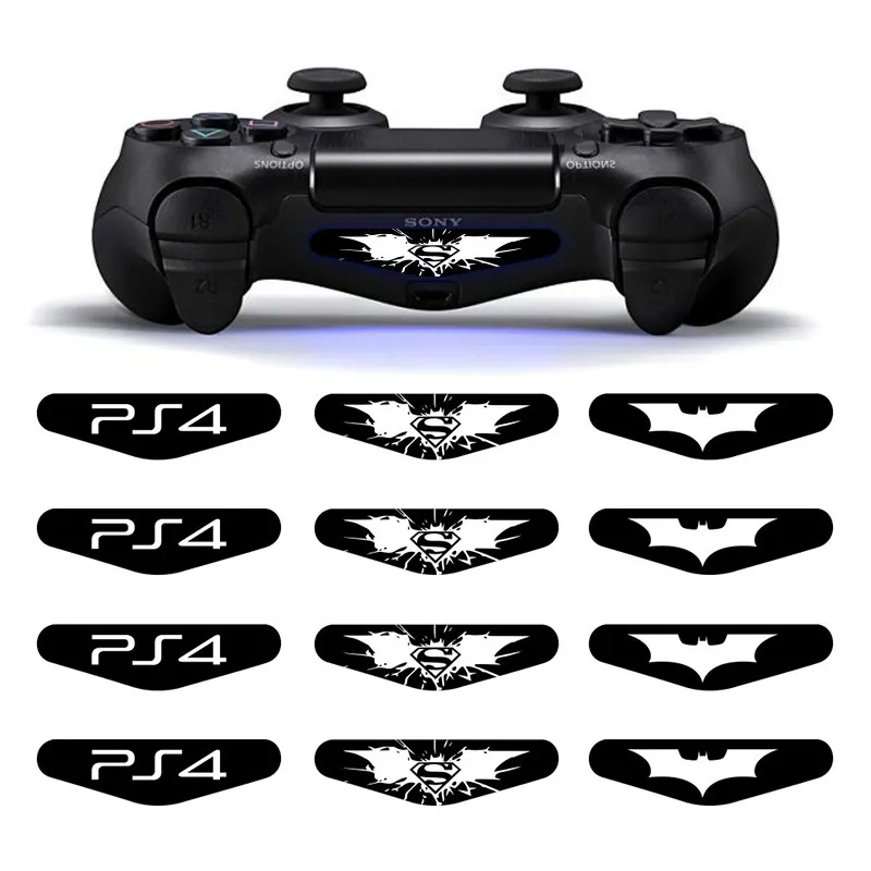 12 pcs 4 шт./лот светодиодный светильник штрих-наклейка для Playstation 4 PS4 пользовательская наклейка игровой светильник стикер для PS4 Dualshock контроллер - Цвет: 12 pcs