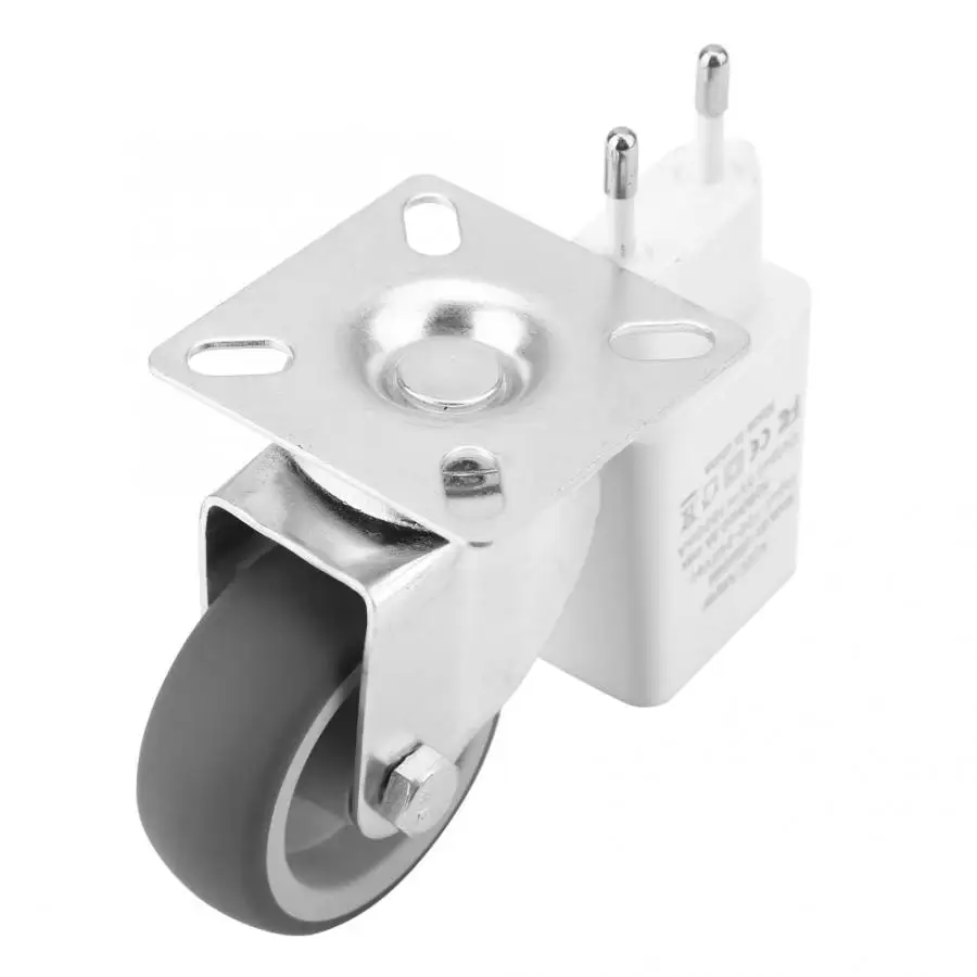 

Caster Wheels Furniture 4pcs 2" Swivel Casters Wheels Heavy Duty TPR Casters with 360 Degree Top Metal Plate Roller Cabinets