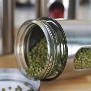 

Spice Bottle Seasoning Box Stainless Steel Spice Jars Stainless Steel Spice Jars Condiment Storage Bottle Kitchen Spice Tool