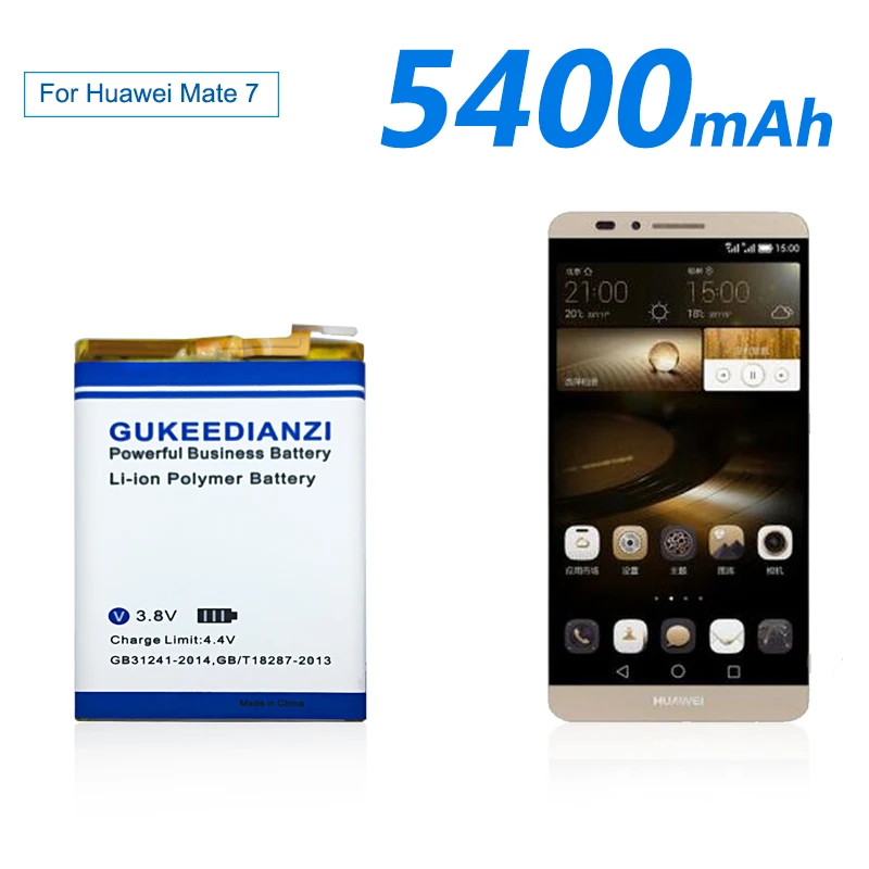 Аккумулятор GUKEEDIANZI HB417094EBC 5400 мАч для Hua Wei mate 7 для huawei mate 7 mate 7 MT7 TL00 TL10 UL00 CL00 аккумулятор для мобильного телефона