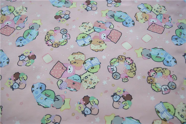 50*140 см Sumikkogurashi ткань, холст для пэчворка мультфильм животных ткань для ткани Дети Домашний текстиль для шитья сумка тильда