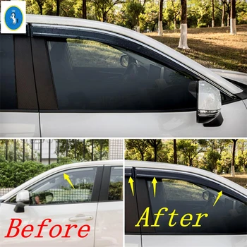 

Auto Accessory Window Wind Visor Awnings Shield Rain Sun Wind Guard Vent Shade Cover Kit For TOYOTA RAV4 RAV 4 XA50 2019 2020