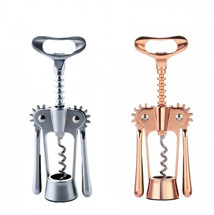 30pcs Rose Gold Silver Wing Corkscrew Wine Opener Wine Bottle Opener