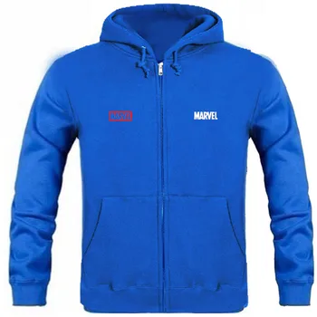 

Autumn Marvel brand male long sleeve solid hoodie zipper sweatshirts hoodie