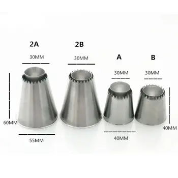 

New Durable Cookie/Biscuit Ice Cream pastry tips cake mold cake decorating tools Icing Piping Nozzles dropship
