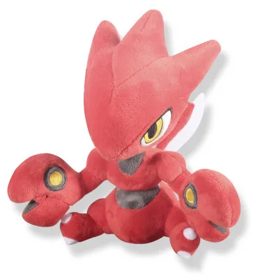 

Новые плюшевые игрушки Pokemon sciзур, высококачественные мягкие игрушки-животные, куклы, детские подарки на день рождения