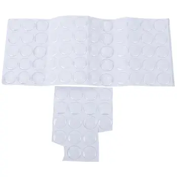 

77PCs Clear Round Epoxy es Resin Stickers Cabochon 20mm(0.8 inch)