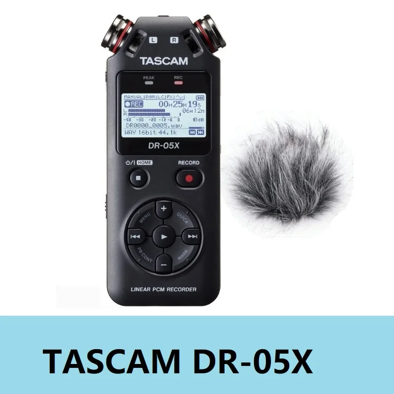 Новая версия TASCAM DR05x DR-05X ручной профессиональный портативный цифровой диктофон MP3 записывающая ручка USB аудио интерфейс - Цвет: DR-05X