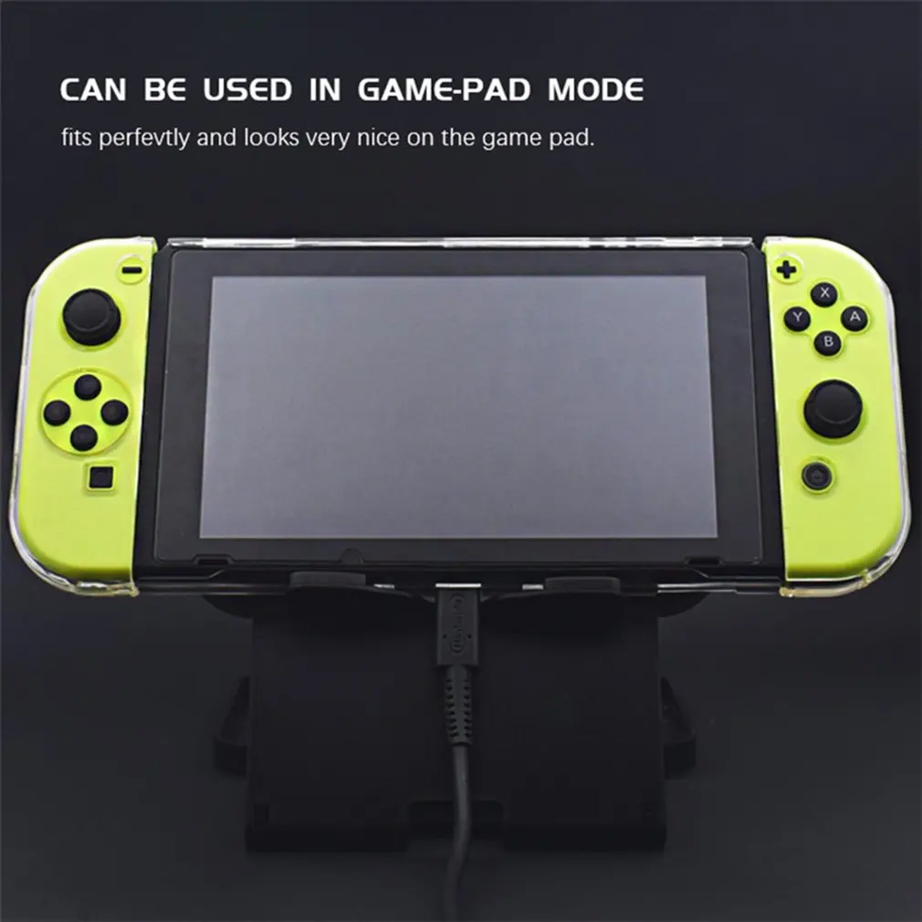 Съемный кристально прозрачный чехол для ПК для nintendo kingd Switch NS NX чехол s Жесткий прозрачный чехол для задней крышки оболочка ультра тонкая сумка
