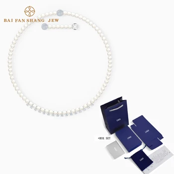 

2020 Fashion Jewelry SWA New TREASURE PEARLS Necklace Elegant Crystal Pearl Decoration Women All-match Romantic Jewelry Gift