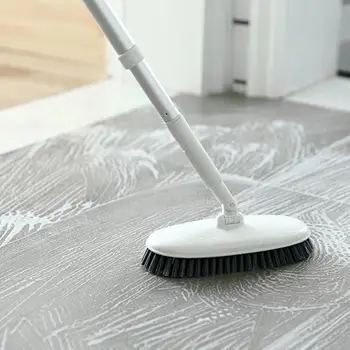 

Rotary Retractable Floor Brush Kitchen Bathroom Hair Dust Floor Long-handle Cleaning Brushes Carpet Cleaner Window Cleaning tool