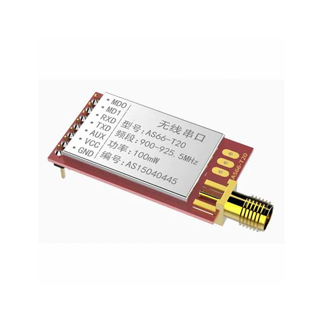 

A15-- AS66-T20 SI4463 915MHz wireless module 915M serial UART 2200 meters long distance through transmission