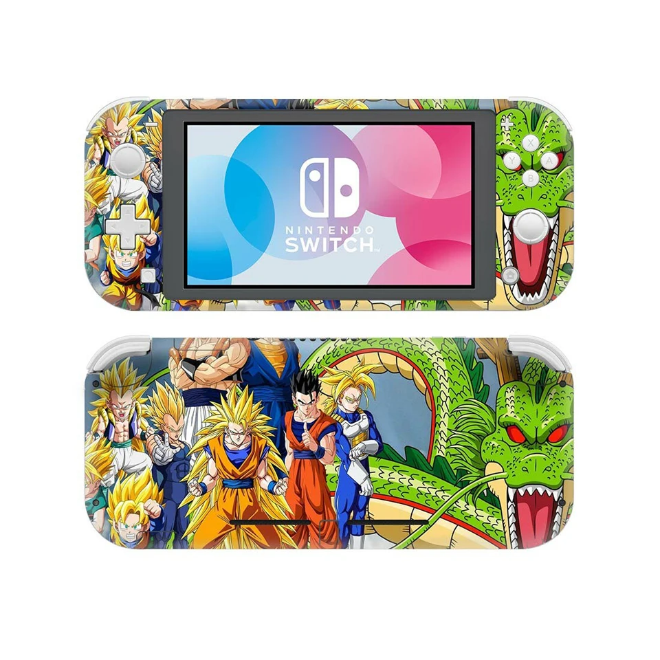 Dragon Ball Skin для Nintnedo Switch Lite, Виниловая наклейка для Kind Switch консоли и контроллера, защитная пленка