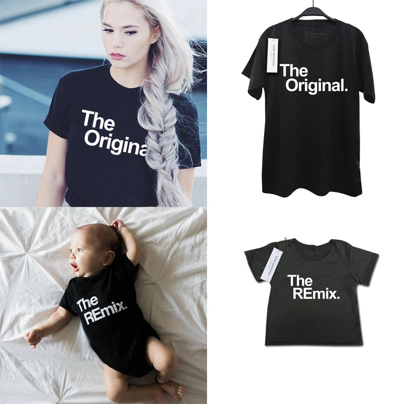 

Family Matching T Shirts 2020 Summer Mother Father Daughter Son Shorts Sleeve The Original T Shirt Mom And Me Tees Tops Clothes
