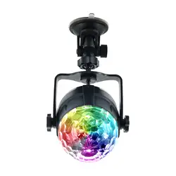 15 цветов Пульт дистанционного управления маленький волшебный шар свет проектор светодиодный свет Звук Активированный пульт