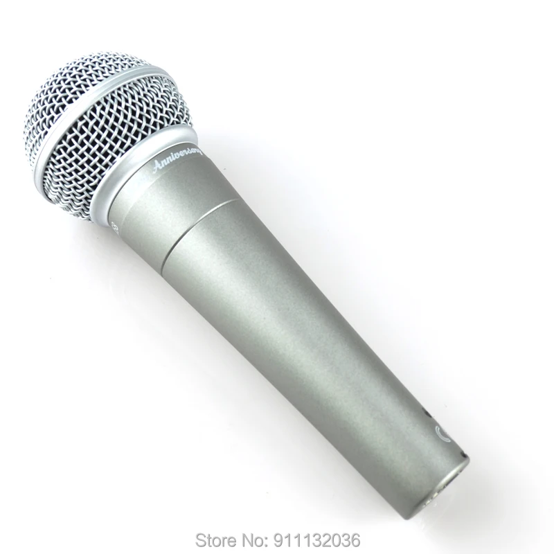 SM58 50th Anniversary Edition，Wired Live Vocals Dynamic Professional Microphone,Mic SM58-50A SM58 for Studio,karaoke,gaming,PC