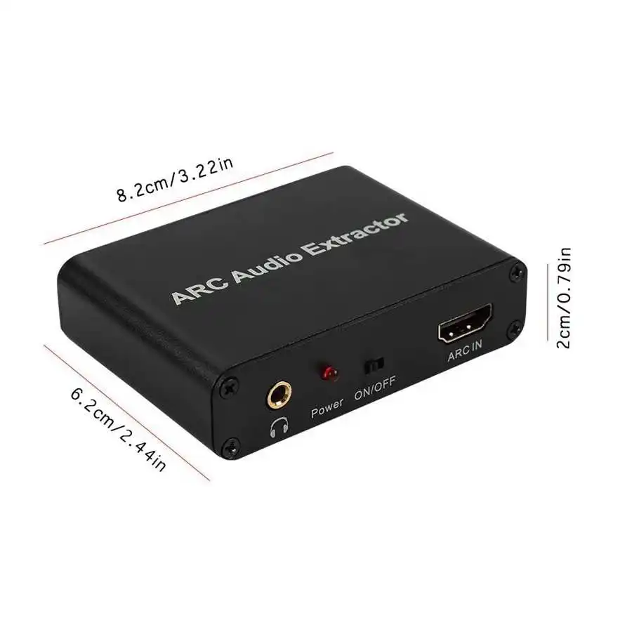 HDMI цифро аналоговый Coaxail ARC аудио экстрактор конвертер адаптер обратного канала