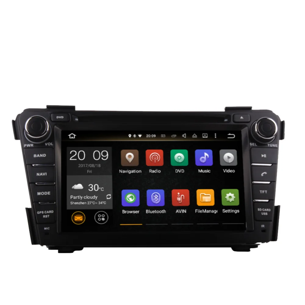 Android 10 0 Восьмиядерный автомобильный радиоприемник стерео для Hyundai i40 2011-2022