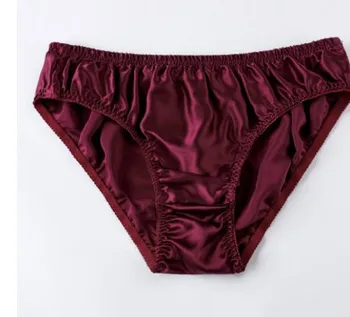 

wholesale low price high quality 10pcs/lot silk breathable comfortable Men's Briefs Underwears (14tt